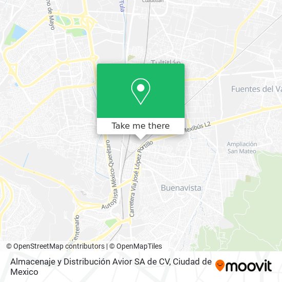 Almacenaje y Distribución Avior SA de CV map