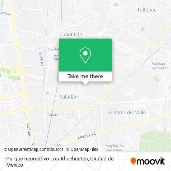 Parque Recreativo Los Ahuehuetes map
