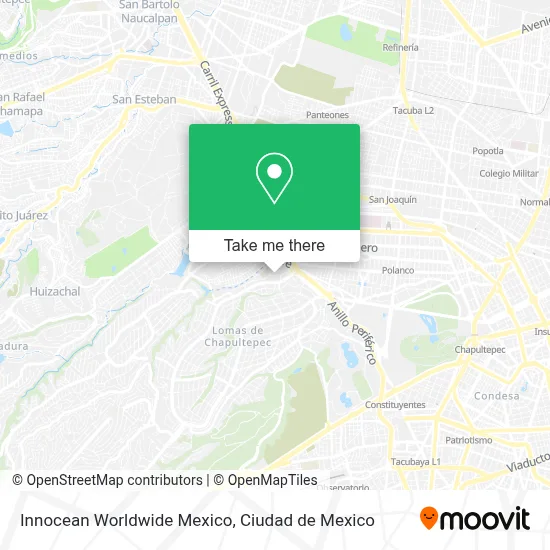 Innocean Worldwide Mexico map