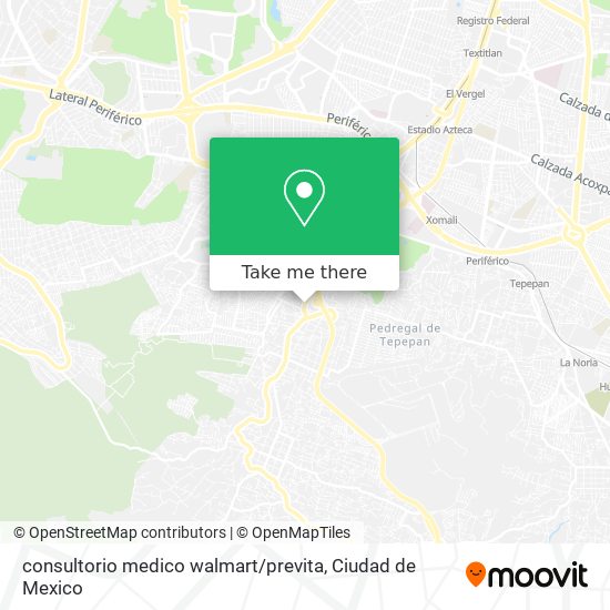 consultorio medico walmart / previta map