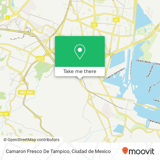 Mapa de Camaron Fresco De Tampico