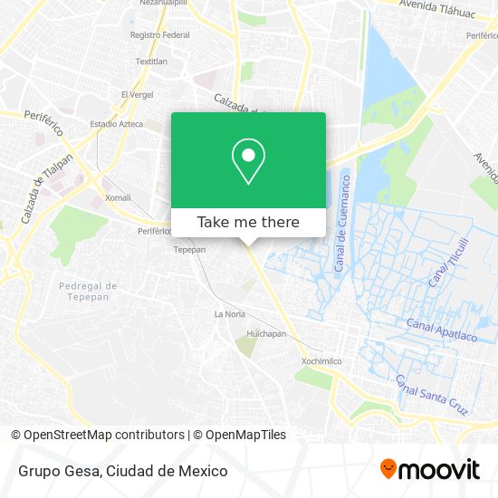 Mapa de Grupo Gesa