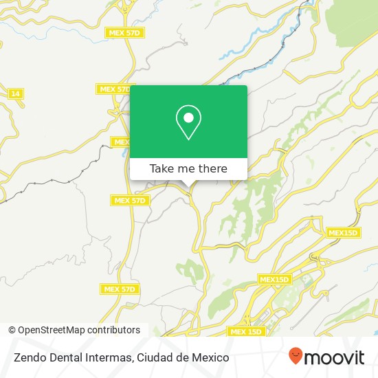 Zendo Dental Intermas map