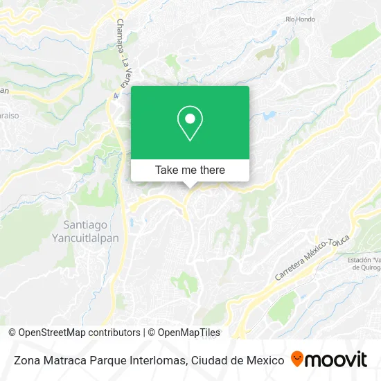 Mapa de Zona Matraca Parque Interlomas