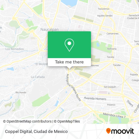 Coppel Digital map
