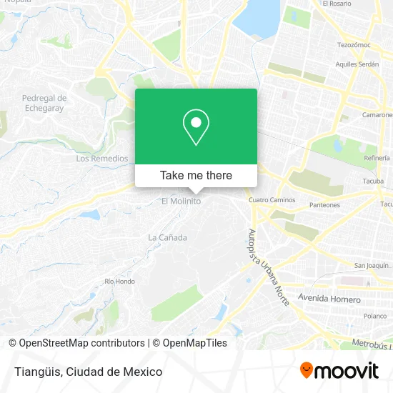 Tiangüis map