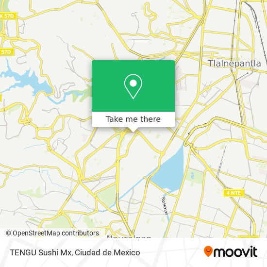 TENGU Sushi Mx map