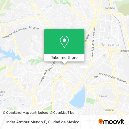 Mapa de Under Armour Mundo E