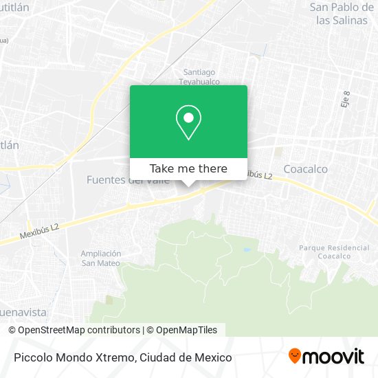 Mapa de Piccolo Mondo Xtremo