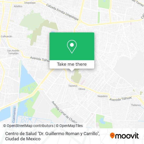 Centro de Salud "Dr. Guillermo Roman y Carrillo" map
