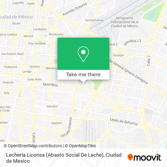 Lechería Liconsa (Abasto Social De Leche) map