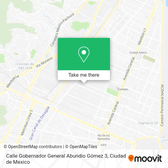 Calle Gobernador General Abundio Gómez 3 map