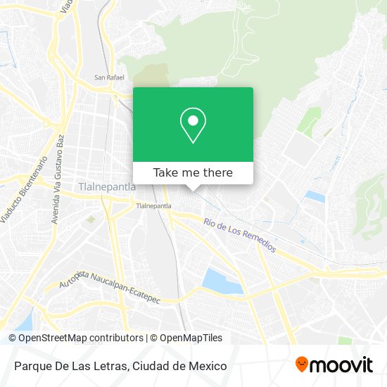 Parque De Las Letras map