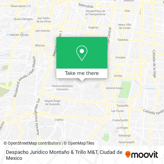 Despacho Juridico Montaño & Trillo M&T map