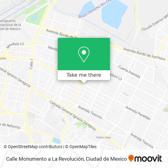Calle Monumento a La Revolución map