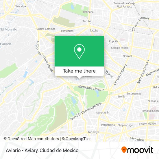Aviario - Aviary map