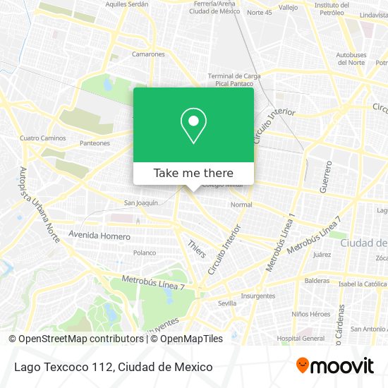 Mapa de Lago Texcoco 112