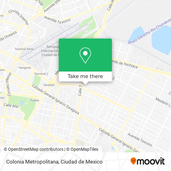 Colonia Metropolitana map