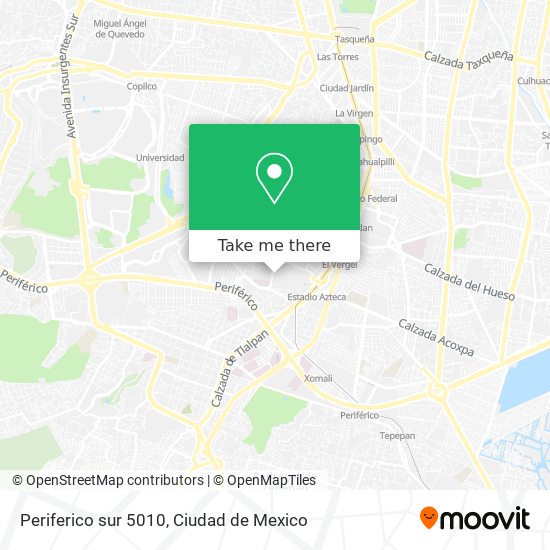 Periferico sur 5010 map