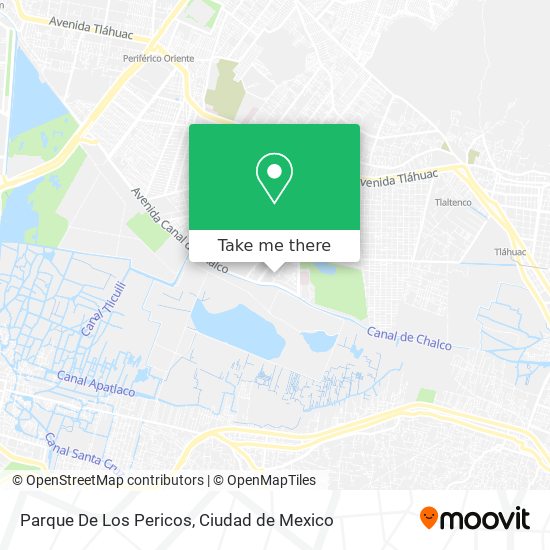 Mapa de Parque De Los Pericos