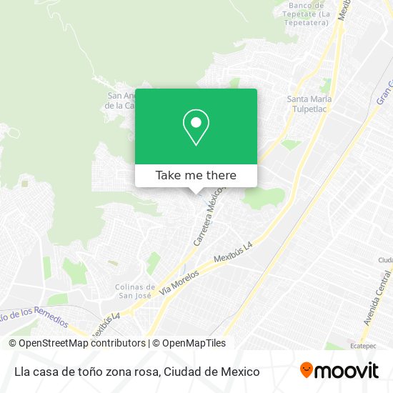 Lla casa de toño zona rosa map