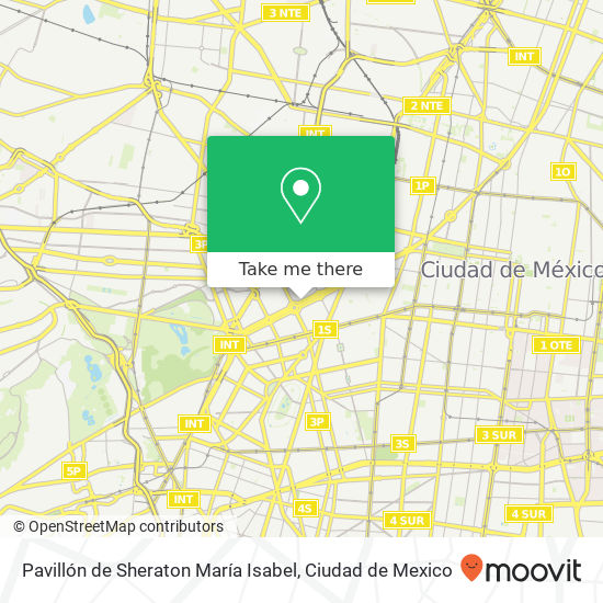 Pavillón de Sheraton María Isabel map