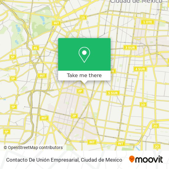 Contacto De Unión Empresarial map