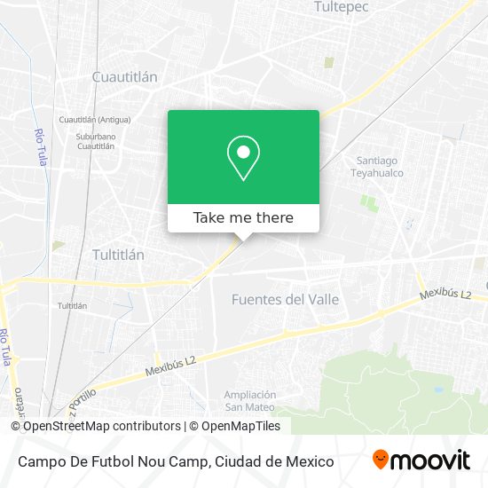 Mapa de Campo De Futbol Nou Camp
