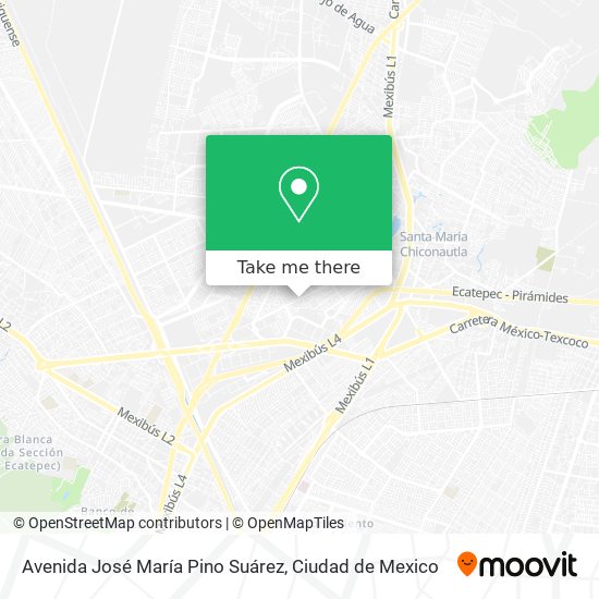 Avenida José María Pino Suárez map