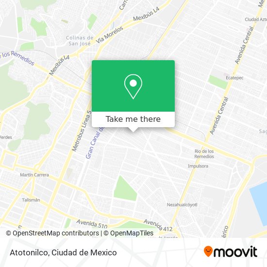 Mapa de Atotonilco