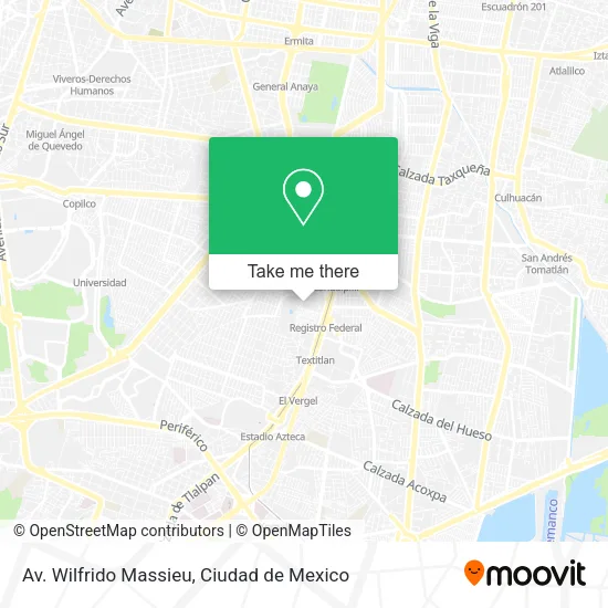 Av. Wilfrido Massieu map