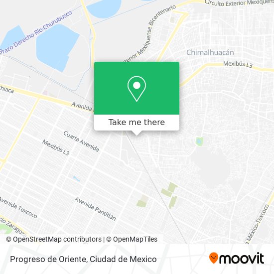 Mapa de Progreso de Oriente