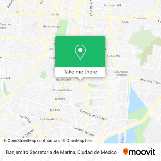 Banjercito Secretaria de Marina map