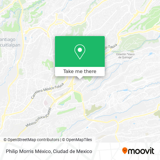 Philip Morris México map
