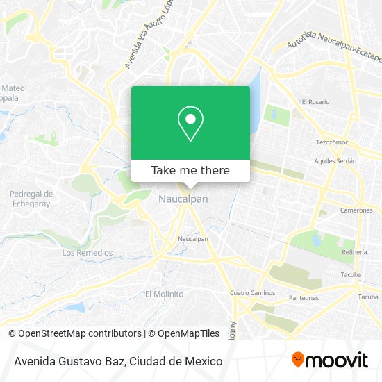 Avenida Gustavo Baz map