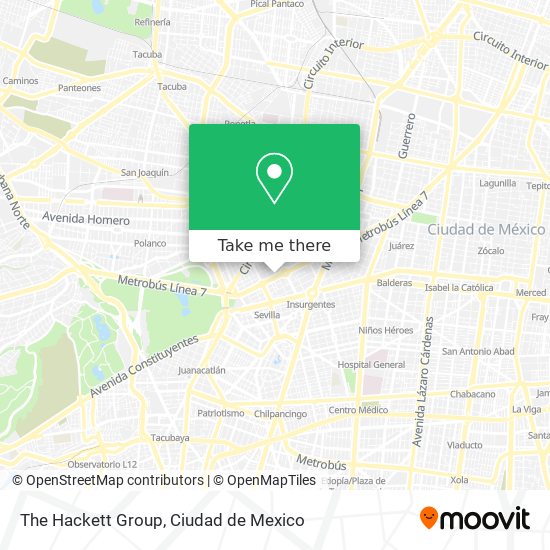 The Hackett Group map