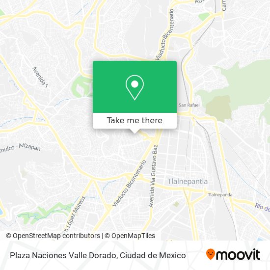 Mapa de Plaza Naciones Valle Dorado