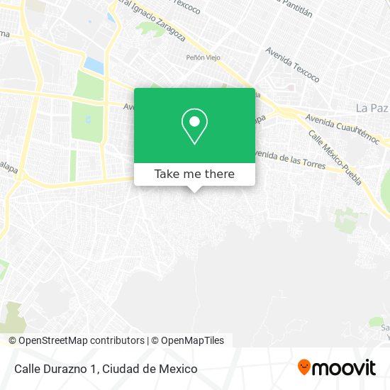 Calle Durazno 1 map