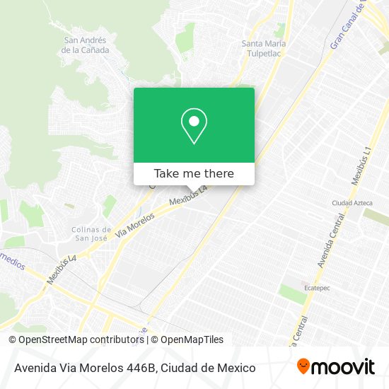 Avenida Via Morelos 446B map