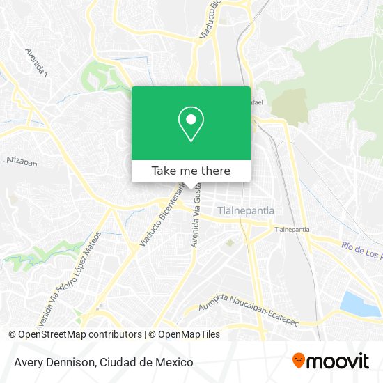Mapa de Avery Dennison