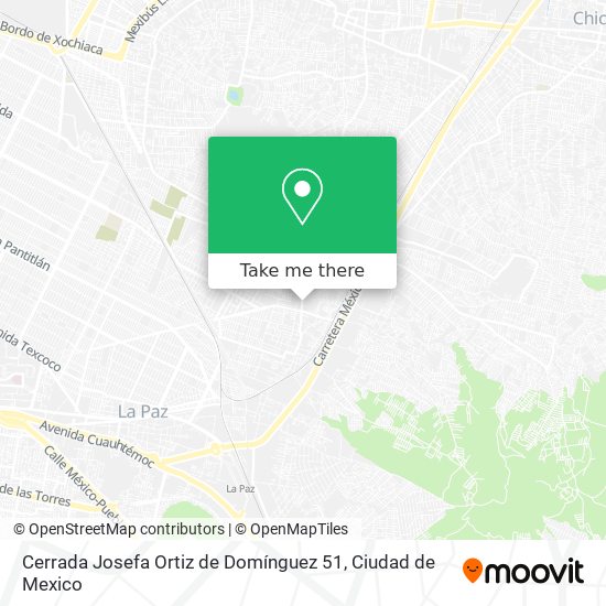 Cerrada Josefa Ortiz de Domínguez 51 map