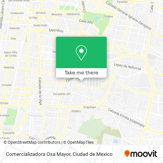 Comercializadora Osa Mayor map