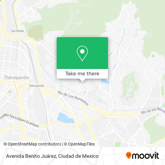 Mapa de Avenida Benito Juárez