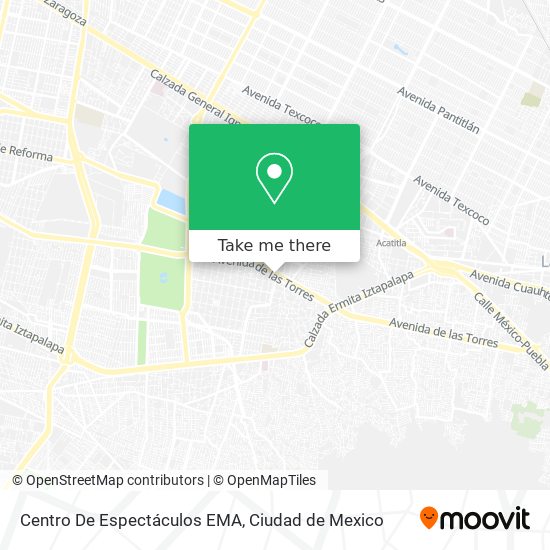 Centro De Espectáculos EMA map