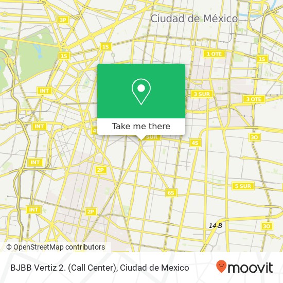 BJBB Vertiz 2. (Call Center) map