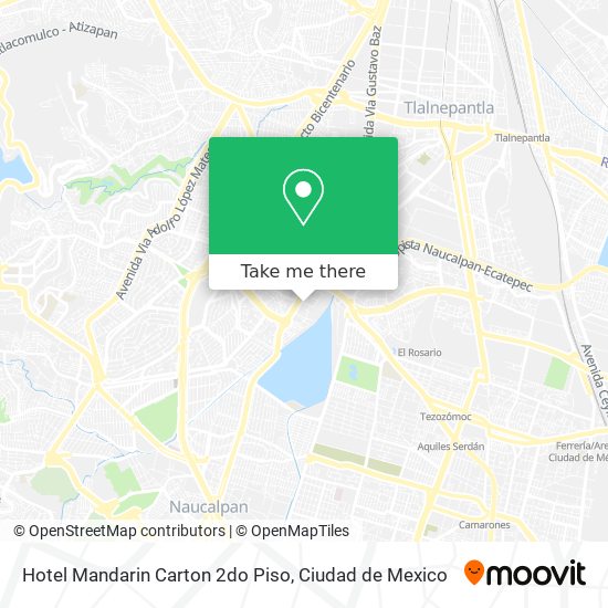 Hotel Mandarin Carton 2do Piso map