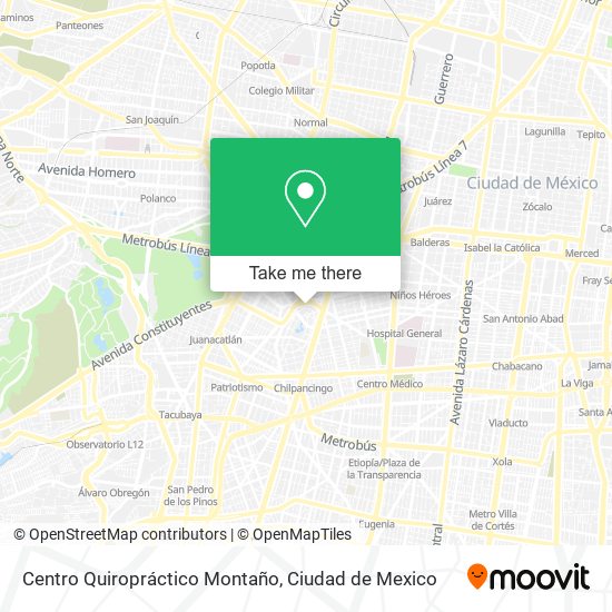 Centro Quiropráctico Montaño map