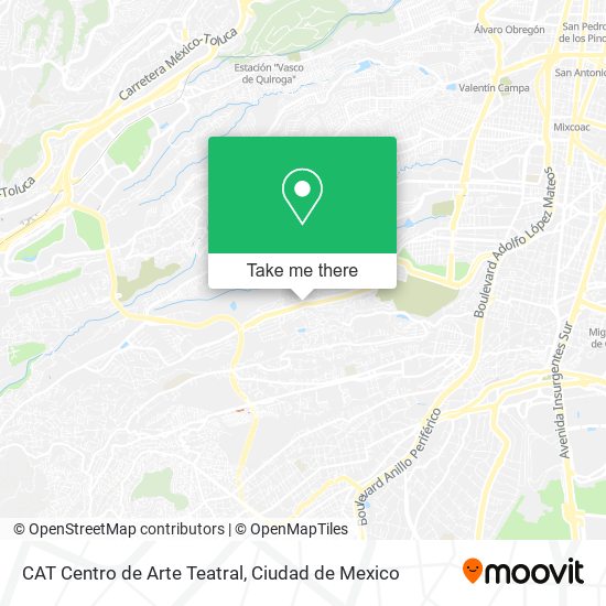 CAT Centro de Arte Teatral map