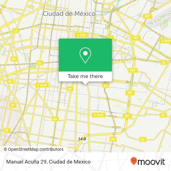 Manuel Acuña 29 map