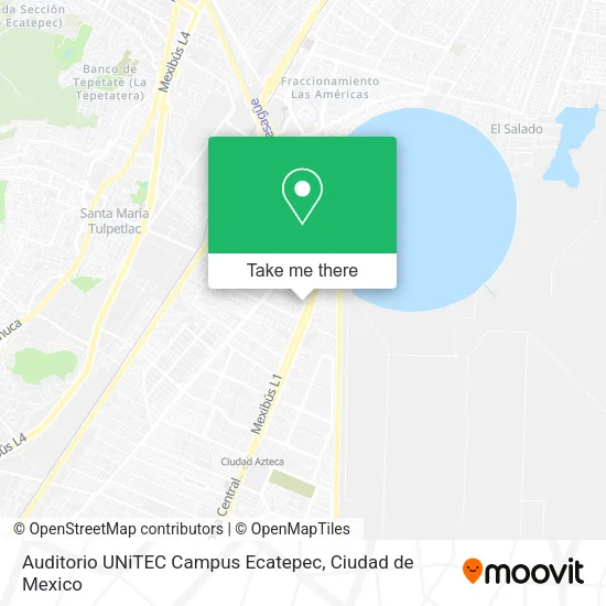Auditorio UNiTEC Campus Ecatepec map
